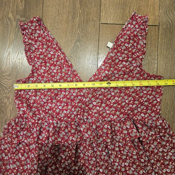 American Eagle Outfitters Floral Tank Top - Red and White - Picture 3 of 10